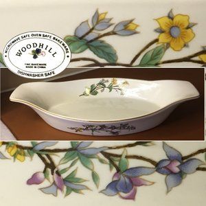 WOODHILL Fine Quality 12" Au Gratin Baking Dish - Vintage - Discontinued